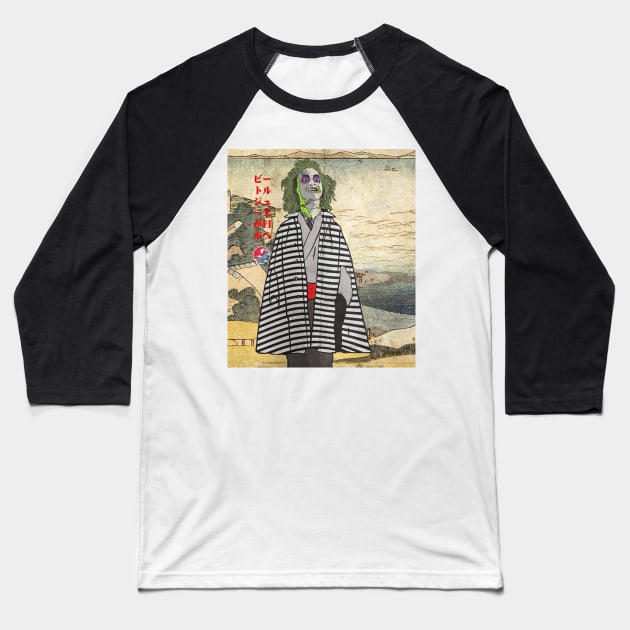 Beetlejuice goes to japan ukiyo-e Baseball T-Shirt by Brotherconk